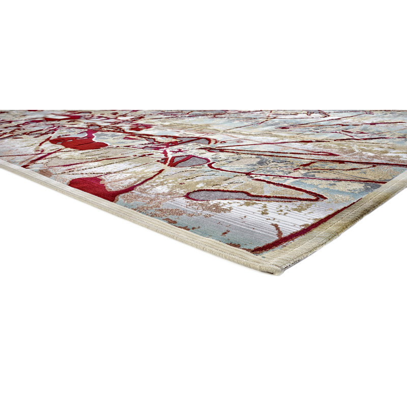 Droney Abstract Hand Woven Area Rug, Rectangle 195 x 280cm