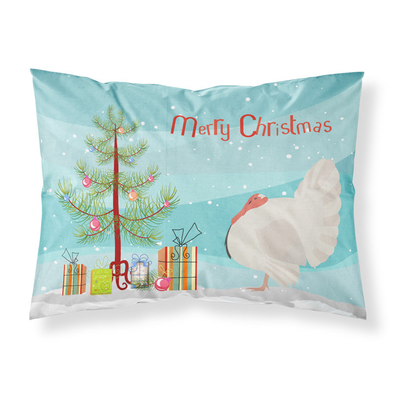 Christmas Turkey Graphic Print Polyester Pillowcase
