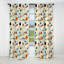 Mcm Abstract Artistry - Rideau Mid-Century - Rideau occultant géométrique - 1 panneau-107538296