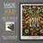 WM MORRIS Series XXIV Framed Print - Solid Wood-83068752-83068765