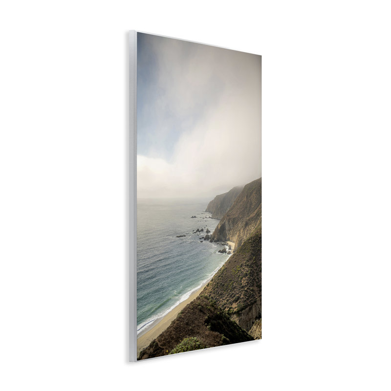  Art mural, "Wild Beach Coast" par Crystal Lynn Collins, H 19 po x l 13 po