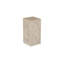 Teak Slice Pedestal, Square, Oat Finish, SM