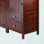 Ensemble de rangement modulaire 3 pièces Dominguez au fini noyer, H 47,19 po x l 51,87 po x P 15,64 po Dominguez