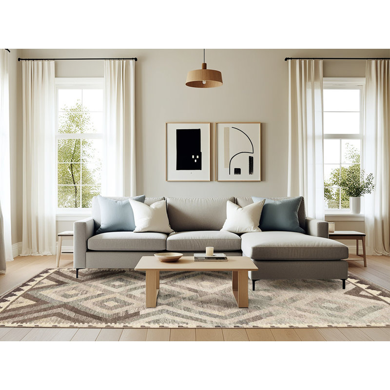 Southwestern Indoor Rug, Rectangle 6' x 9'