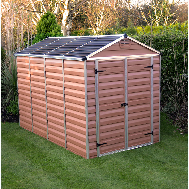 Skylight 10 Ft. W x 6 Ft. D Apex Polycarbonate Shed