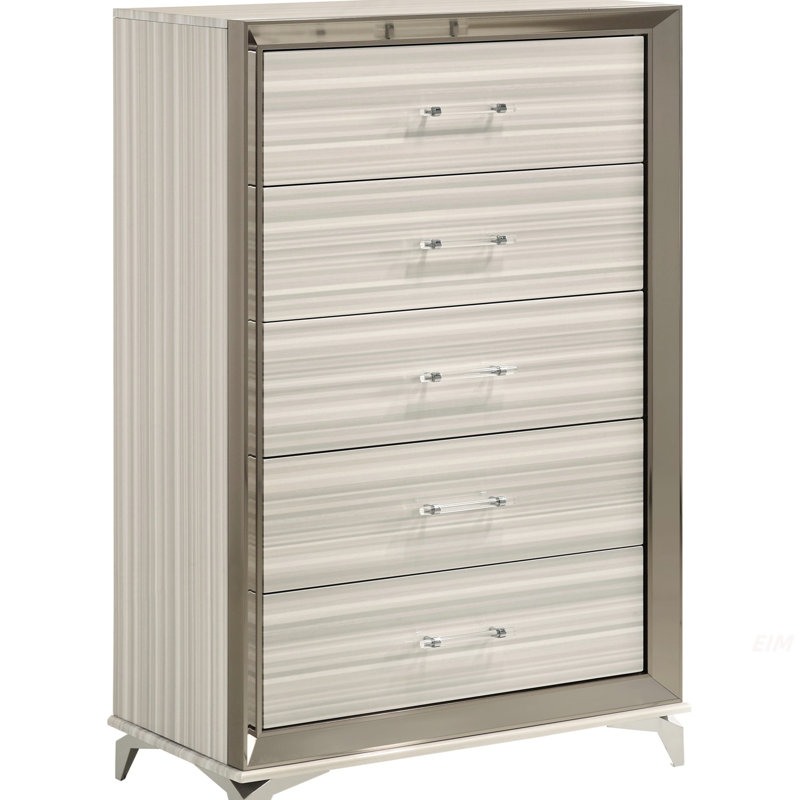 Commode étoile blanche