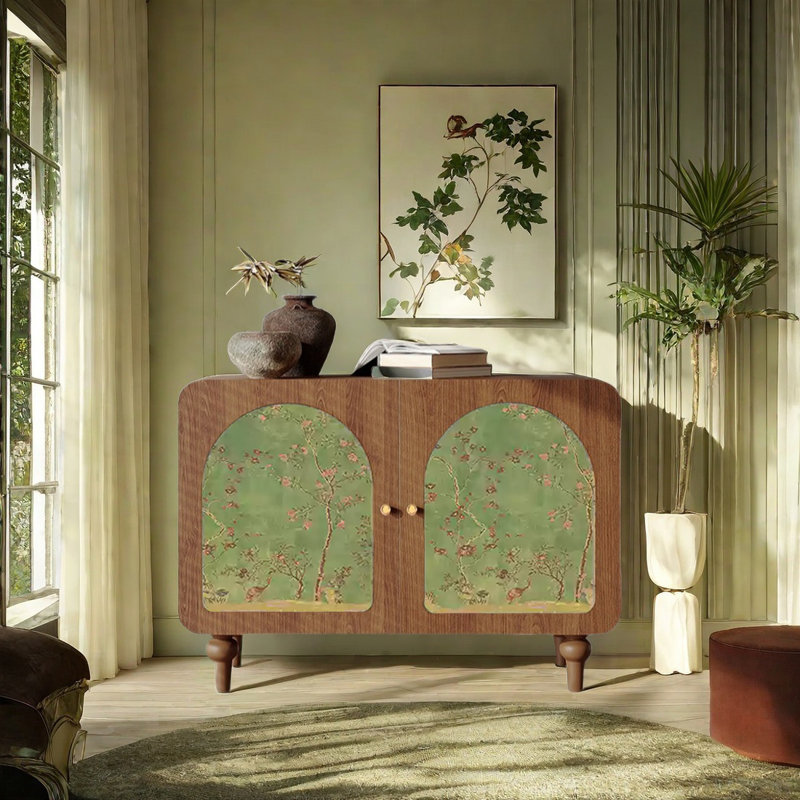 Armoire pastorale multifonctionnelle, Noyer clair