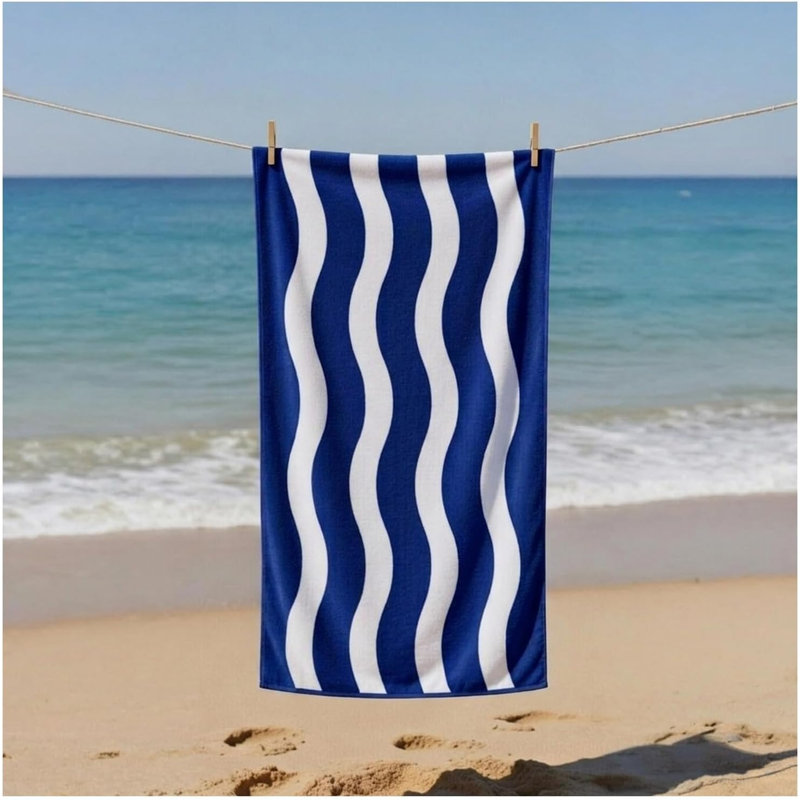 Ultra Light Beach Towel, NAVY