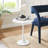 Lippa 20" Round Artificial Marble Side Table-1943643778-1915396983