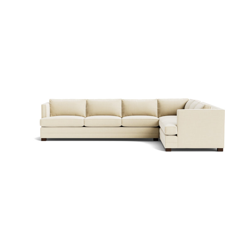 Keaton Chaise Sectional, Performance Linen - Cream, Sienna