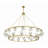 30 - Light Dimmable Wagon Wheel Chandelier