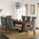 Rackley Extendable 78" to 96" Table with Walnut Wood Dining Set