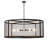 12 - Light Textured Black Sputnik Pendant