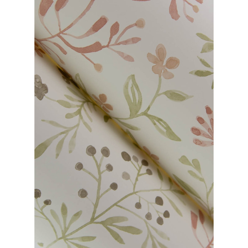 Sirène pré-roulée double rouleau floral, Rose