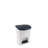 The Step N' Sort Trash and Recycling Bin with Movable Caddy