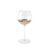 Metallic Orb Wine Glass