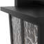 Ariew 3 - Light 18.6'' H Black Iron Hammered Glass Outdoor Wall Lantern with Dusk to Dawn