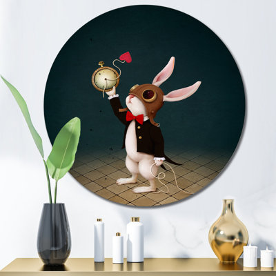 White Rabbit Alice In Wonderland I " White Rabbit Alice In Wonderland I " Color Photography Print