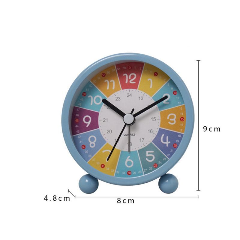 Digital Metal Electric Alarm Tabletop Clock, Green