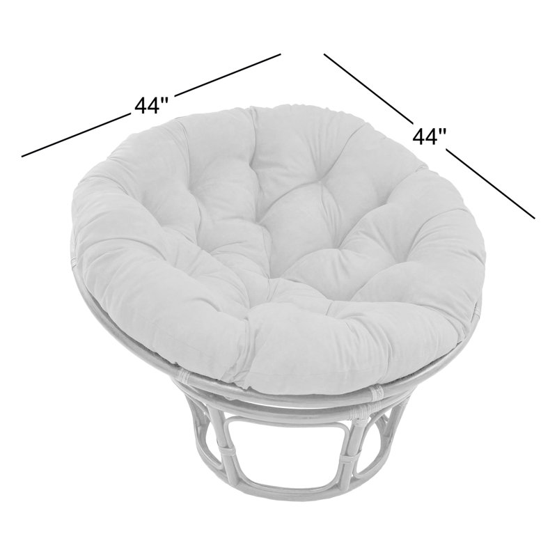 Outdoor 6'' Papasan Seat Cushion, Camel