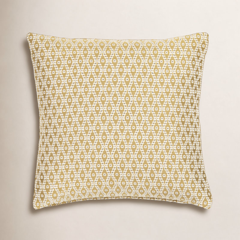 Throw Pillow, Feather, Amber, 20" x 20"