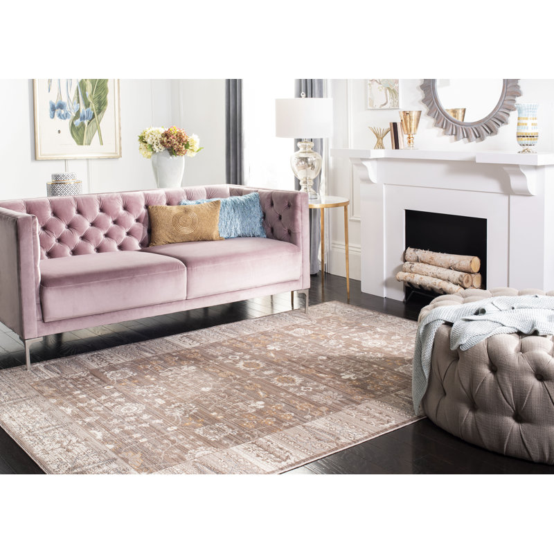Tapis à motif floral Escoba, Rectangle 8 pi x 10 pi