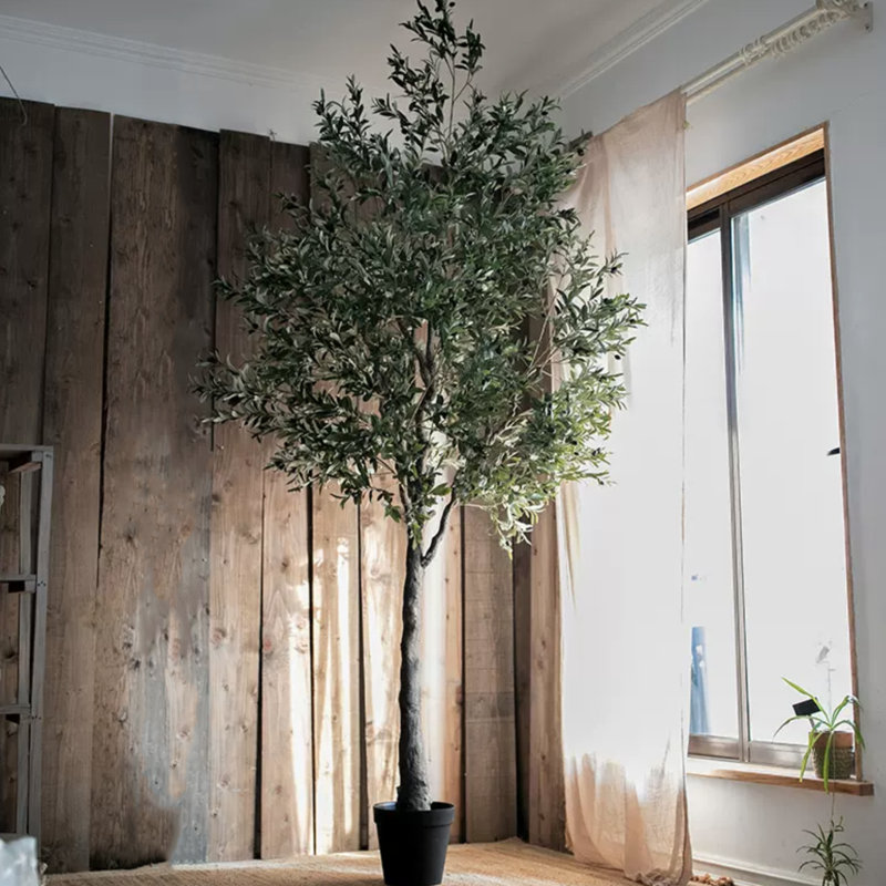 118" H Faux Olive Tree in Pot