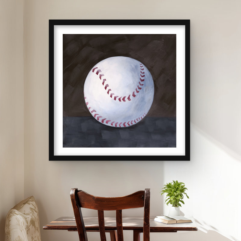 Baseball ball - Loisirs, reproduction encadrée