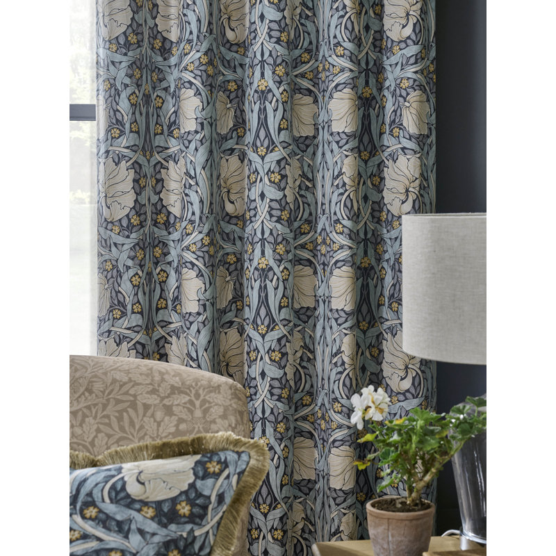 Cotton Blend Blackout Curtain Panel Pair, 229cm W x 229cm L