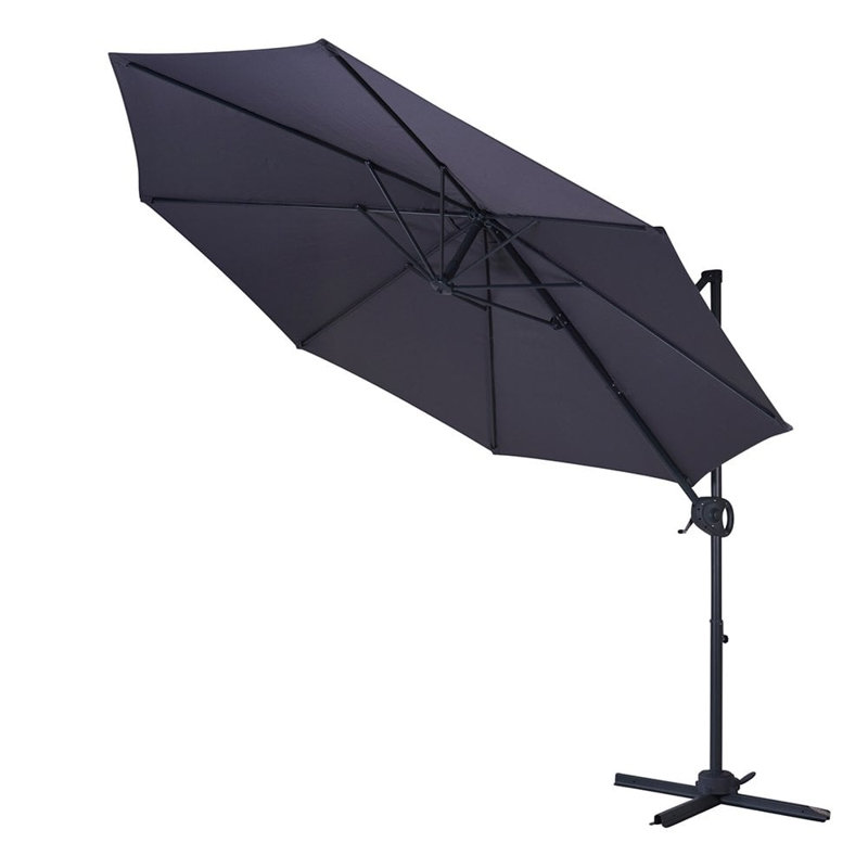 300cm Cantilever Parasol, Black