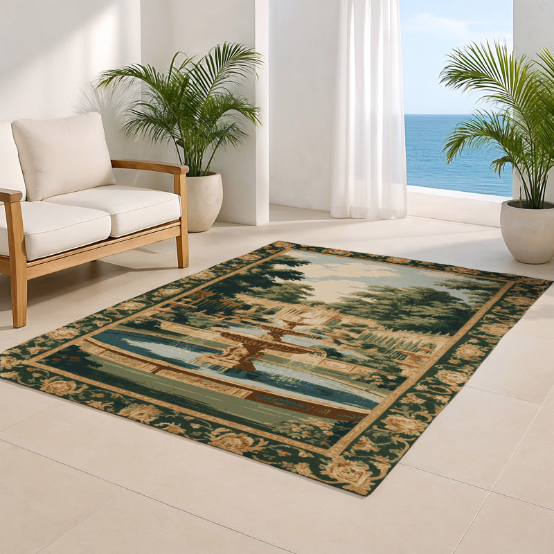 Tapis vert français intérieur et extérieur, Rectangulaire 2 pi x 3 pi