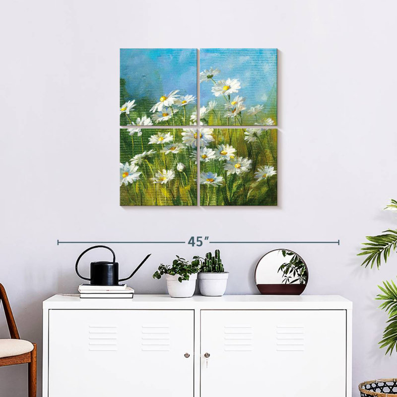 Harnek Summer Field II, 74" H x 74" W