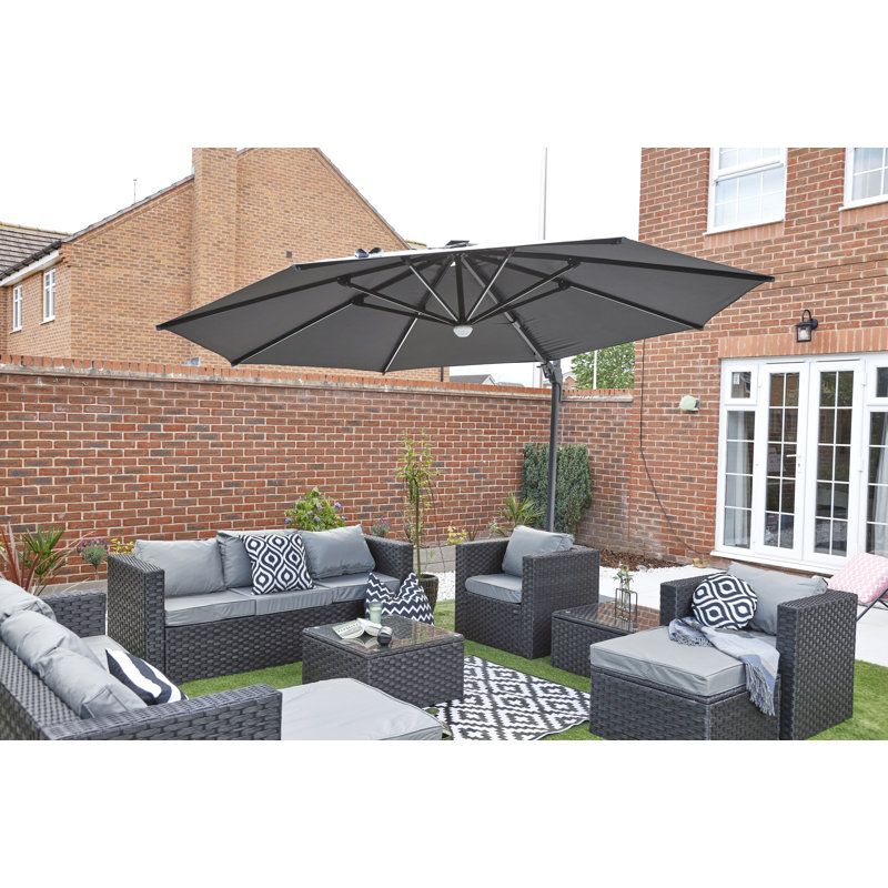 Adesuwa 350cm Lighted Cantilever Parasol