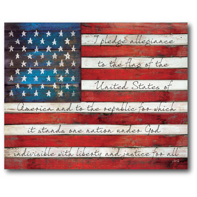" Pledge Allegiance Flag "