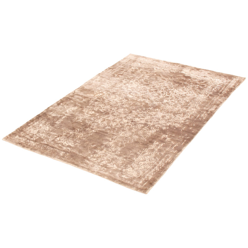 Tapis taupe tissé à la main Gadar