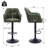 Upholstered Counter Height Stool, 360 Degree Swivel Bar Stool with Arms-180407250