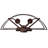 Rustic Lodge Candle Wall Light