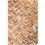Art Hide Cowhide Area Rug in Orange-1044459788