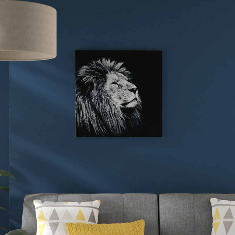 Majesty by Nicolas Evariste - No Frame Print, Yellow, 40cm H x 40cm W