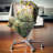 Coreopsis Flowers and Paint Splashes - Floral Printed Pillow-29892818-29896341