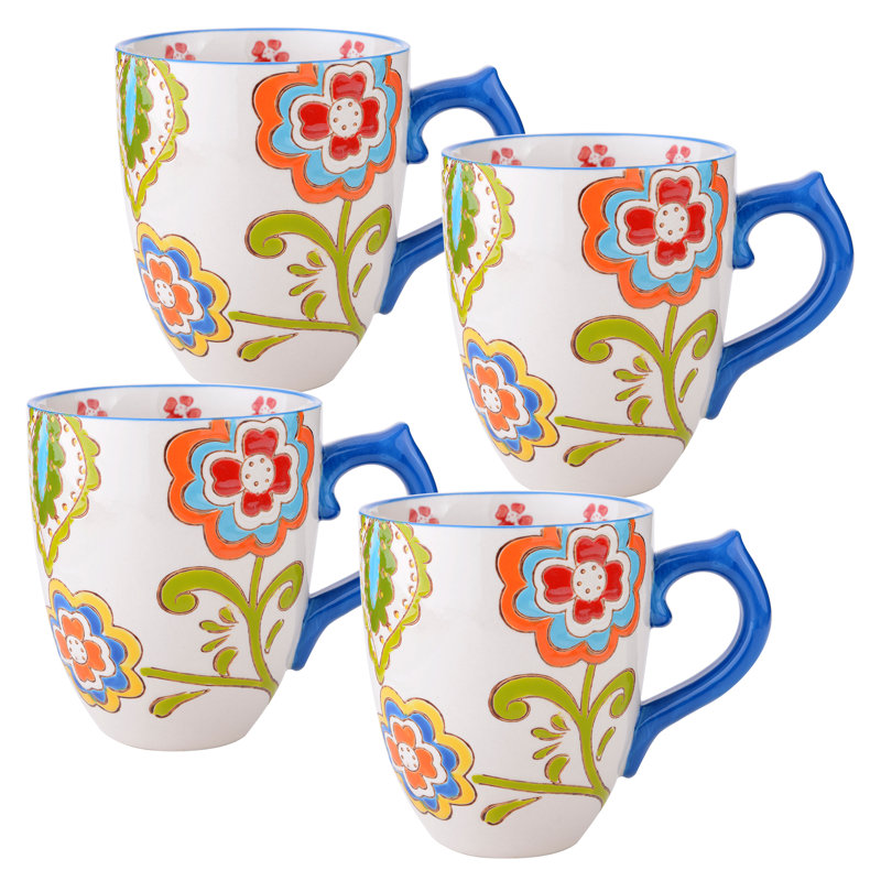 Dutch Wax Ceramic Coffee Mug