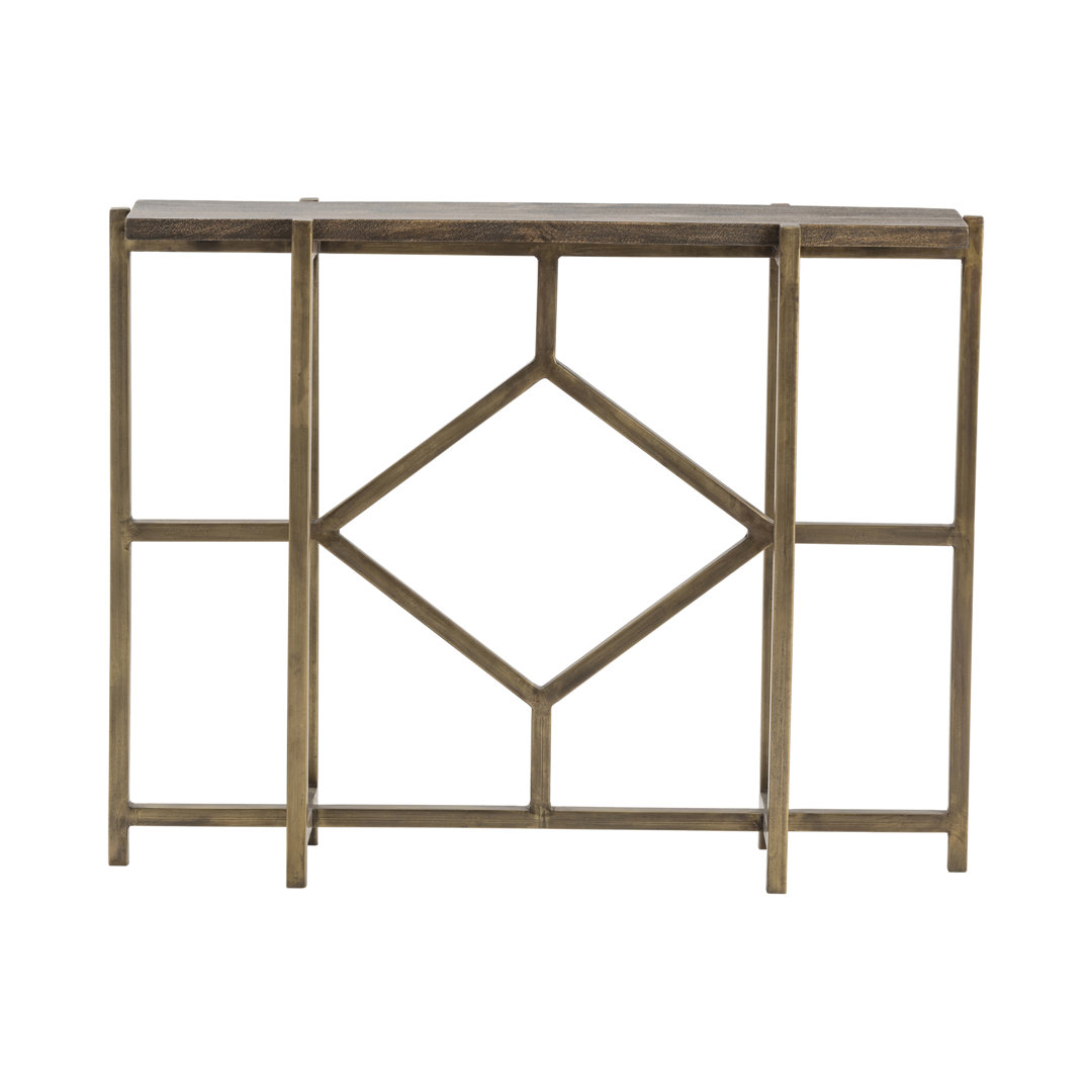 Knopf 42'' Solid Wood Top Console Table Mercer41