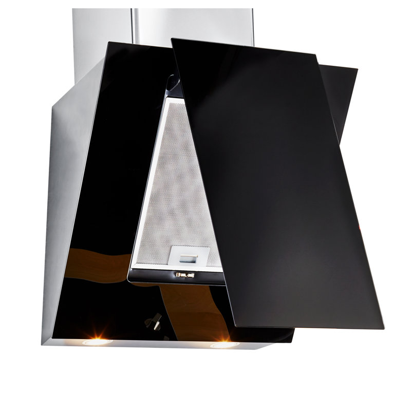 Hotte murale convertible 30 pouces 450 CFM en noir