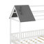 Lit simple en bois avec clôture-1985516866