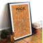 Prague City Map - No Frame Print-923324179