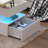 Three-Tier Foldable Coffee Table With Drawers-114232707