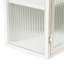 Armoire moderne avec trois rangements, garde les choses organisées, tablettes de rangement blanches de 28,09 po, connexion compacte-2048691786