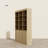 78.7" H Large Media Shelf Unit With 12 Open Shelves & 3 Cabinets-1275232326
