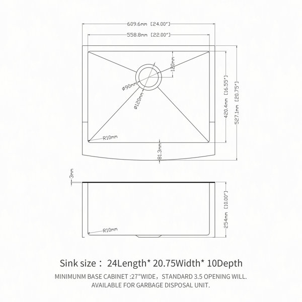 Dimensions du produit