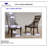 18.75'' H Fabric Upholstered Oak Armchair